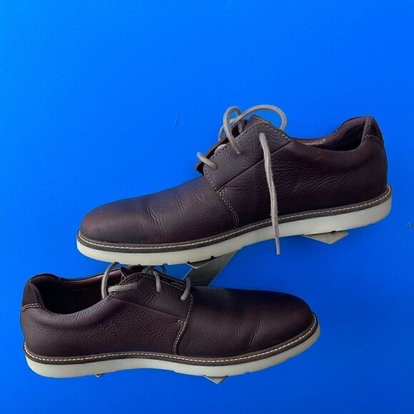 Collection by Clarks Men's Low-Cut Lace-Up Casual Shoes 14885 Brown Size 13M - Picture 2 of 6